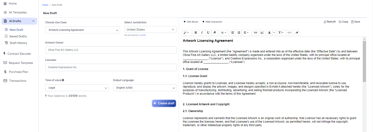 Environmental Compliance Agreement template