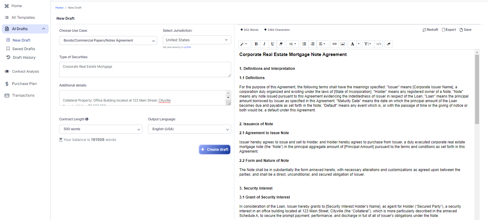 Bonds/Commercial Papers/Notes Agreement template