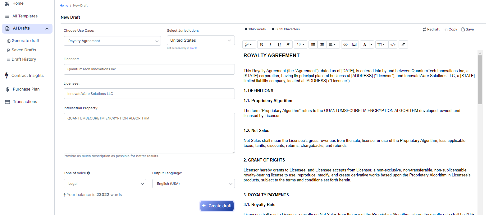 Create Royalty Agreement Online Samples Templates Etc Create Royalty Agreement Online Samples Templates Etc