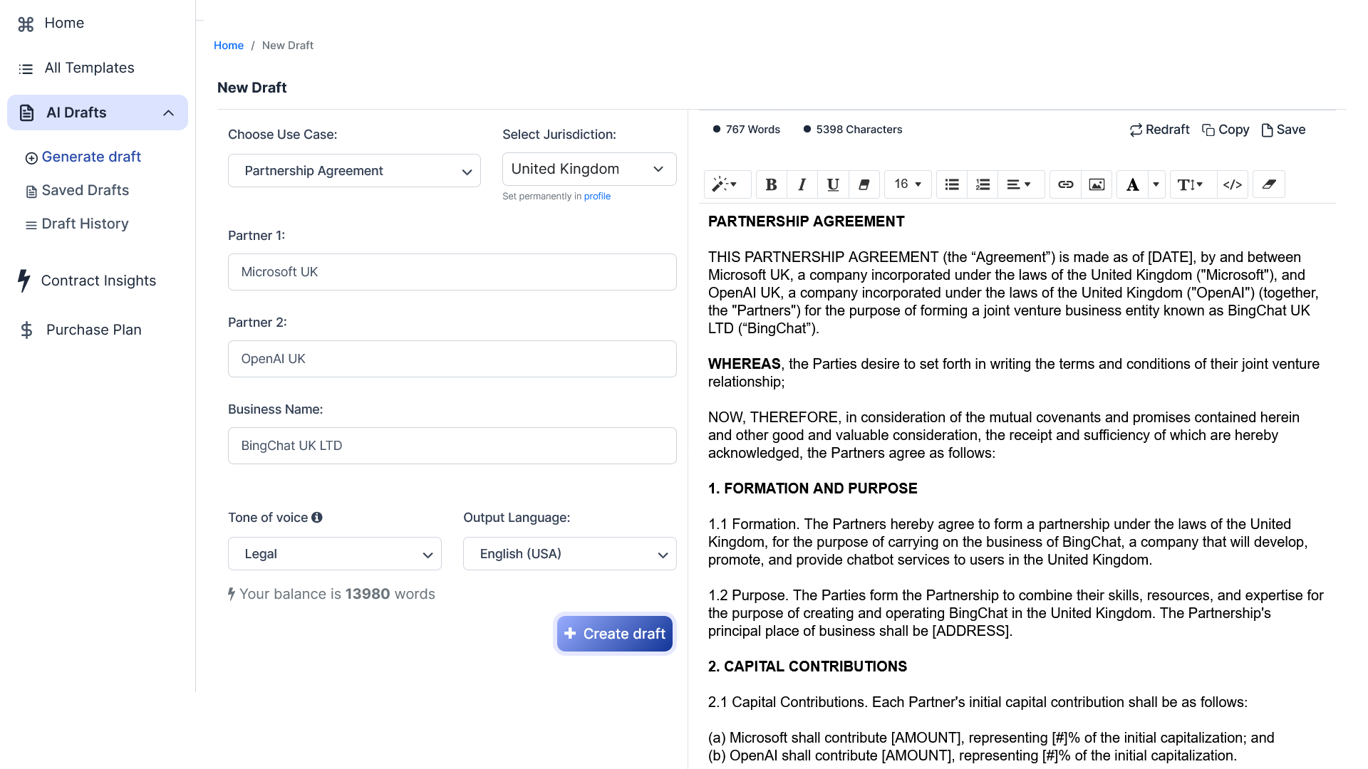 Construction Equipment Lease Agreement template